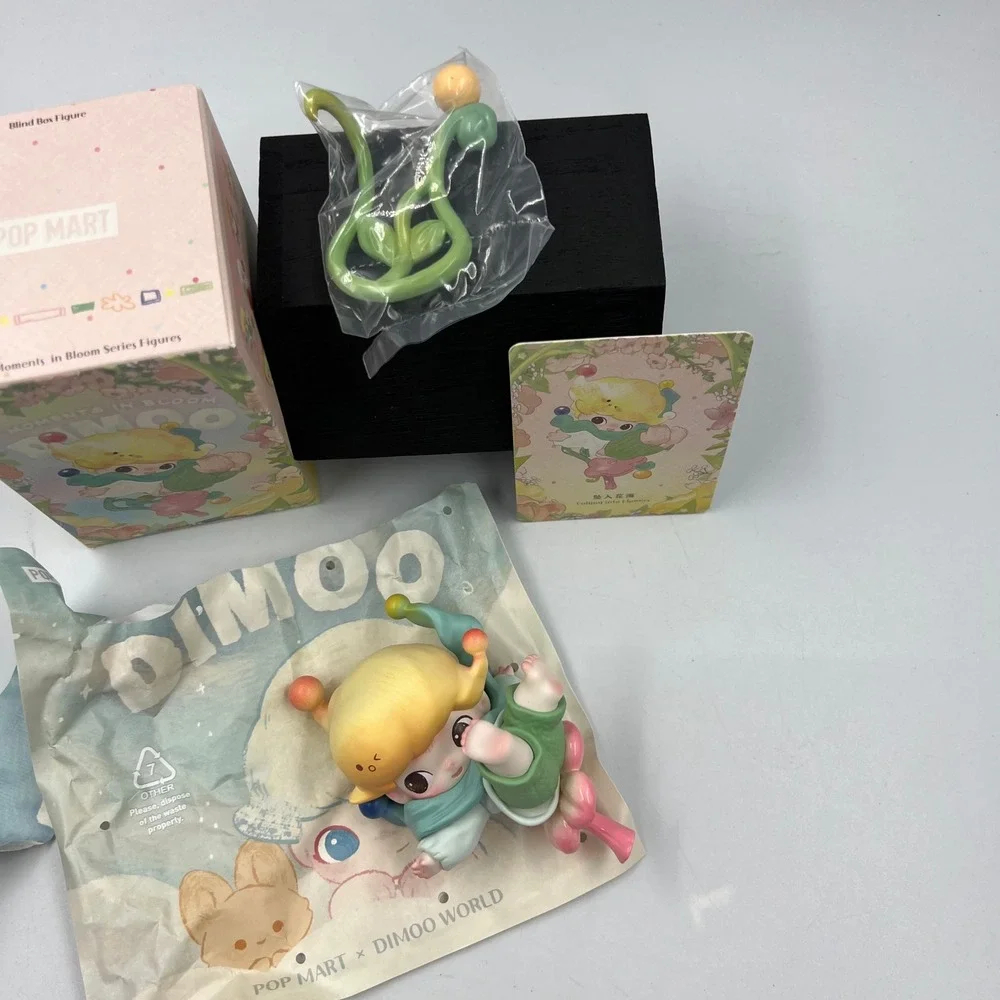 POP MART DIMOO Moments in Bloom Falling into Flowers Figure Confirmed Blind Box
